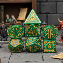 Load image into Gallery viewer, Druid's Grove Resin Dice Set
