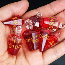 Load image into Gallery viewer, Magic Potion Bottles Dice Set for Dungeons &amp; Dragons
