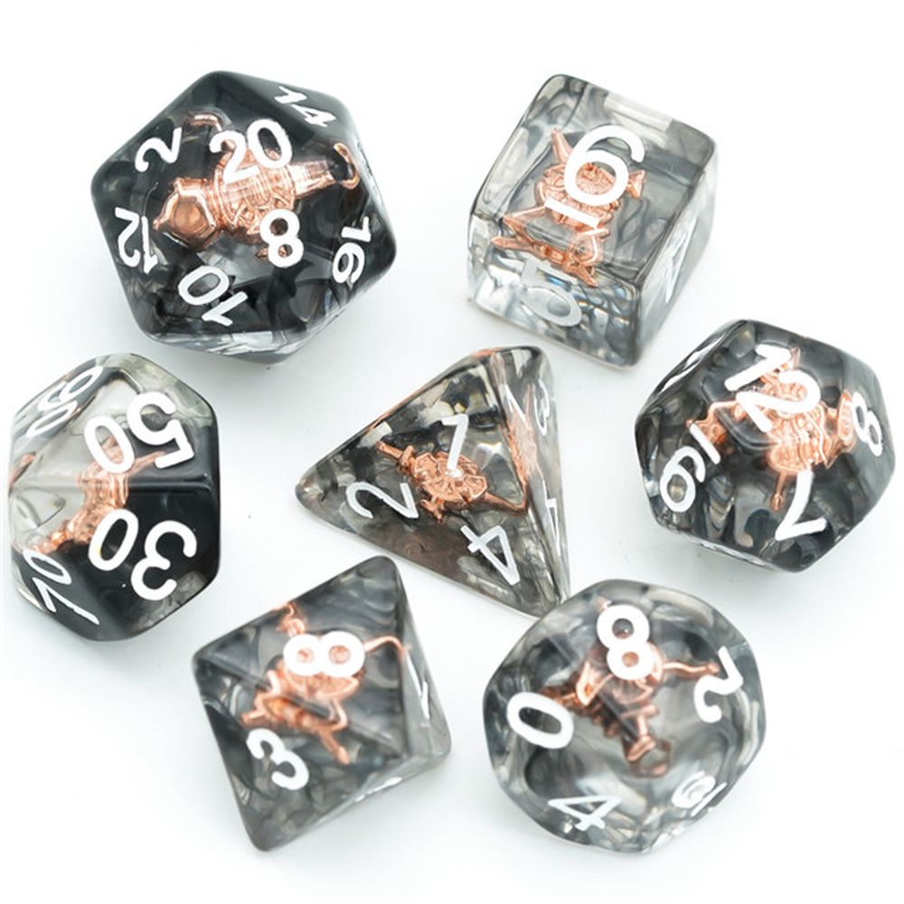 Fighter Sword and Shield Dice Set for Dungeons & Dragons