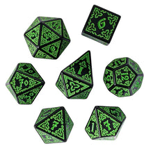 Load image into Gallery viewer, Celtic Knot Dice Set for Dungeons &amp; Dragons
