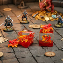 Load image into Gallery viewer, Dragon's Breath Resin Dice Set
