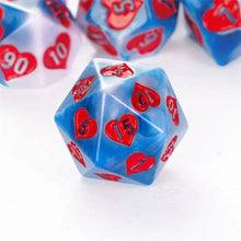 Load image into Gallery viewer, Hearts Clouds Dice Set for Dungeons &amp; Dragons
