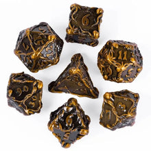 Charger l&#39;image dans la galerie, Kraken Octopus Squid Metal Dice Set for Dungeons &amp; Dragons
