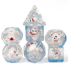 Load image into Gallery viewer, Polar Bear Dice Set for Dungeons &amp; Dragons
