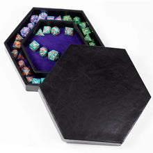 Load image into Gallery viewer, Leather Dice Tray for DND Dungeons &amp; Dragons
