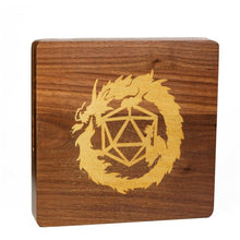 Charger l&#39;image dans la galerie, Dragon Wood Dice Storage &amp; Tray for Dungeons &amp; Dragons

