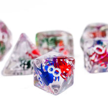 Load image into Gallery viewer, Spider Swarm Polyhedral Dice Set for Dungeons &amp; Dragons
