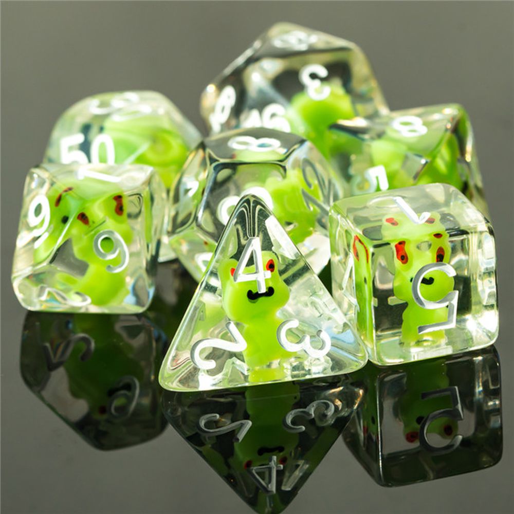 Frog Buddy Dice Set for Dungeons & Dragons