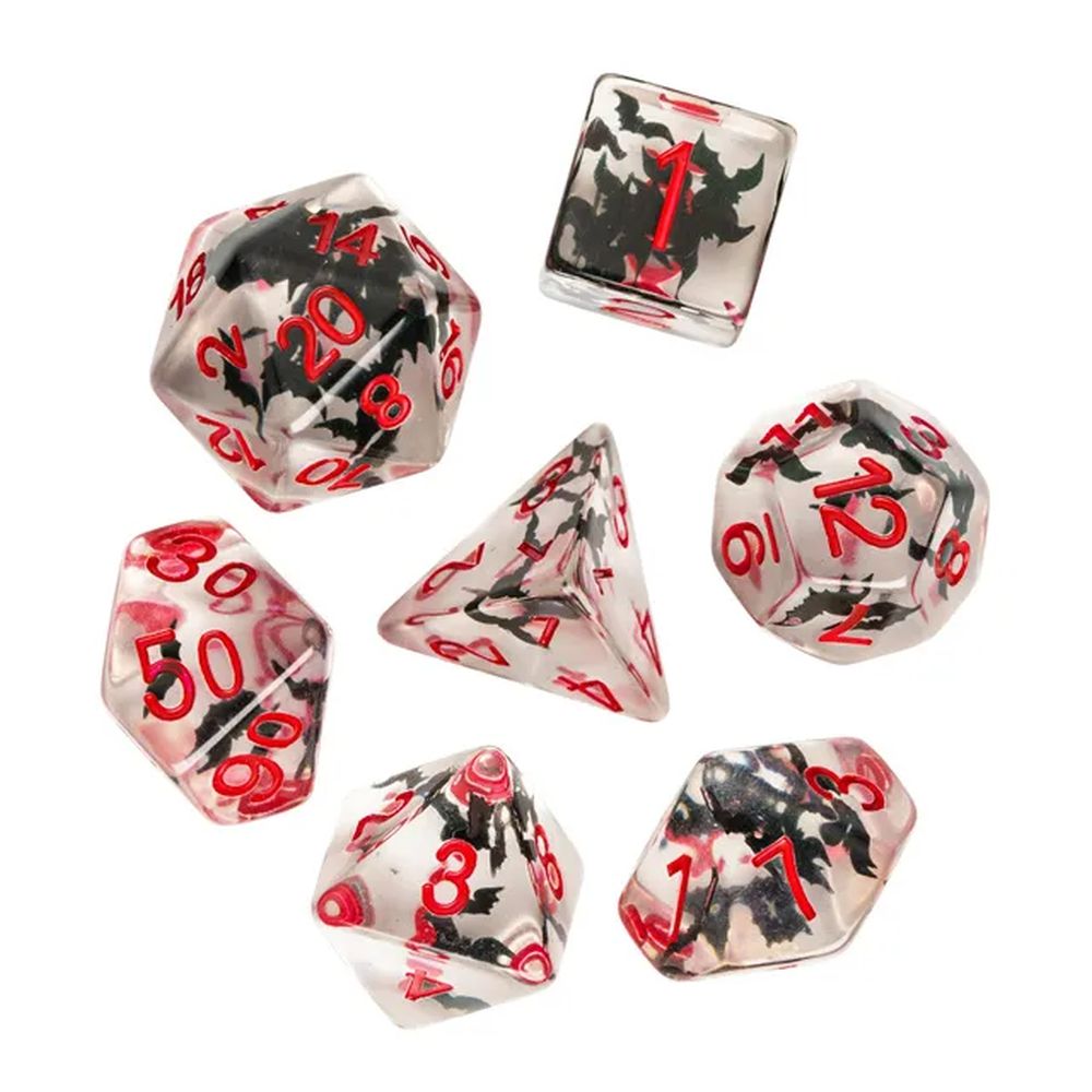 Swarm of Bats Dice Set for Dungeons & Dragons