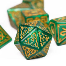 Load image into Gallery viewer, Druid&#39;s Grove Dice Set for Dungeons &amp; Dragons
