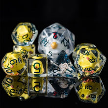 Load image into Gallery viewer, Chicken, Chicks &amp; Egg Dice Set for Dungeons &amp; Dragons
