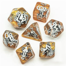 Load image into Gallery viewer, Desert Skull Dice Set for Dungeons &amp; Dragons
