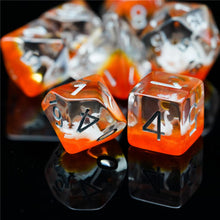 Load image into Gallery viewer, White Swan Dice Set for Dungeons &amp; Dragons
