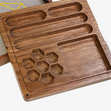 Load image into Gallery viewer, Dragon Wood Dice Storage &amp; Tray for Dungeons &amp; Dragons
