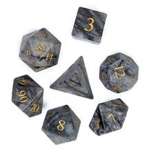 Load image into Gallery viewer, Network Stone Dice Set for Dungeons &amp; Dragons
