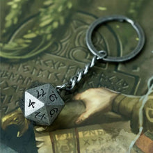 Charger l&#39;image dans la galerie, Metal D20 Keychain - Dungeons &amp; Dragons Accessory
