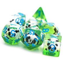 Load image into Gallery viewer, Panda Bear Dice Set for Dungeons &amp; Dragons
