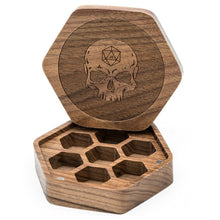 Charger l&#39;image dans la galerie, Skull Wood Dice Box for Dungeons &amp; Dragons
