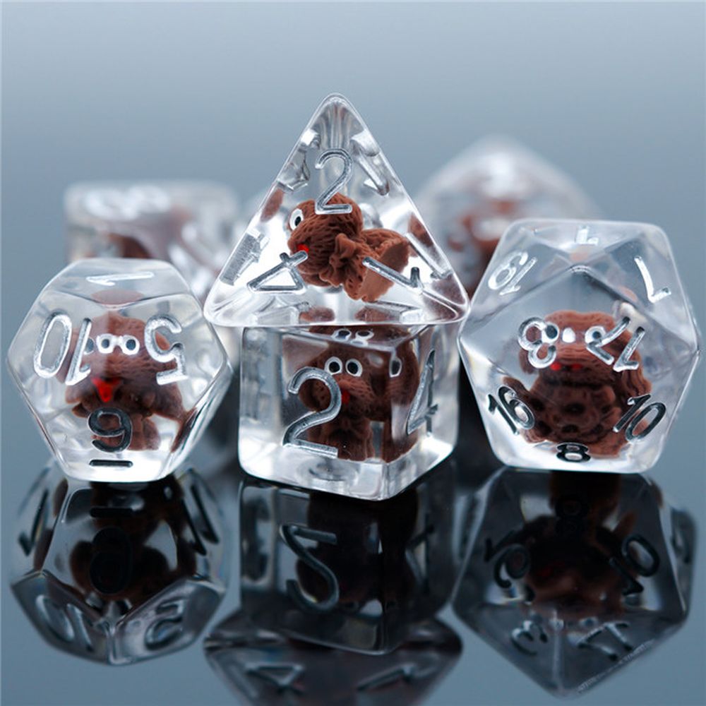 Dog Companion Dice Set for Dungeons & Dragons