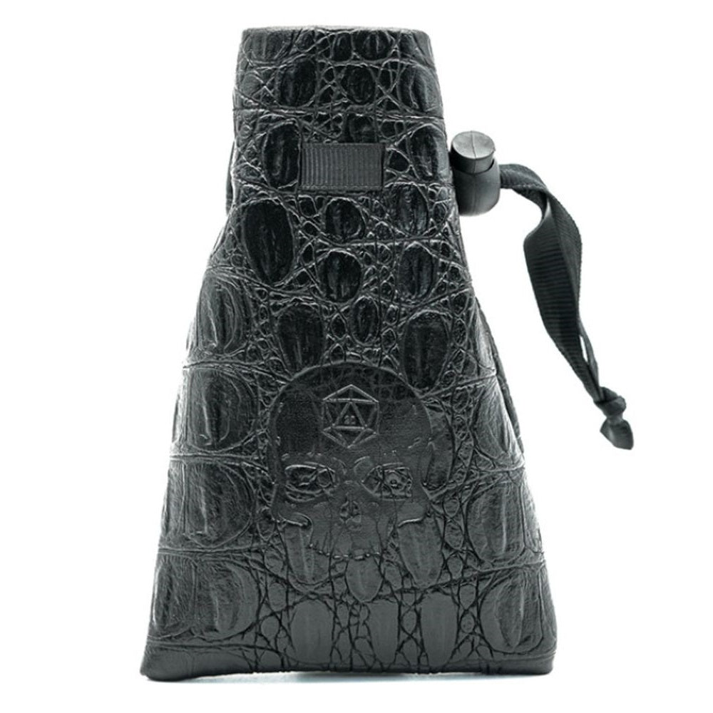 Skull Leather Dice Bag for DND Dungeons & Dragons