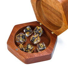 Load image into Gallery viewer, Pirate Compass Wood Dice Box for Dungeons &amp; Dragons
