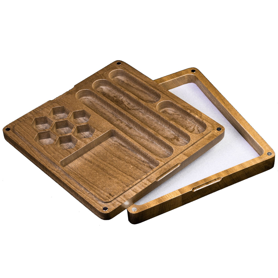 Ent Wood Dice Storage & Tray for Dungeons & Dragons