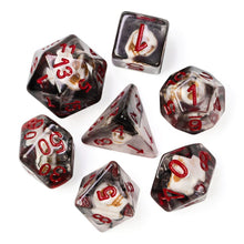 Load image into Gallery viewer, Orc Skulls Encased in Smoke Dice Set for Dungeons &amp; Dragons

