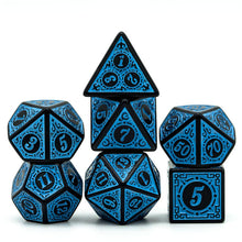 Load image into Gallery viewer, Stained Glass Color Dice Set for Dungeons &amp; Dragons
