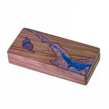 Load image into Gallery viewer, Subterranean River Wood Dice Box for Dungeons &amp; Dragons
