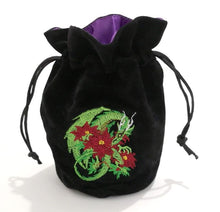Load image into Gallery viewer, Dragon-Themed Dice Bag for Dungeons &amp; Dragons
