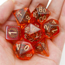 Load image into Gallery viewer, Clockwork Gear War Machine Dice Set for Dungeons &amp; Dragons
