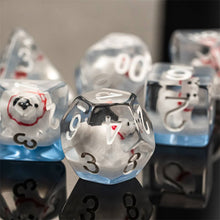 Load image into Gallery viewer, Polar Bear Dice Set for Dungeons &amp; Dragons
